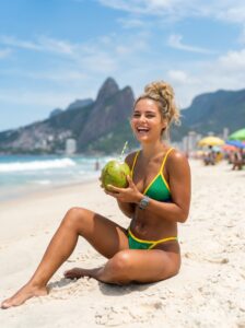 Autêntico Bikini Brasileiro - Estilo Brasil - Bikini Verde e Amarelo — imagem 1