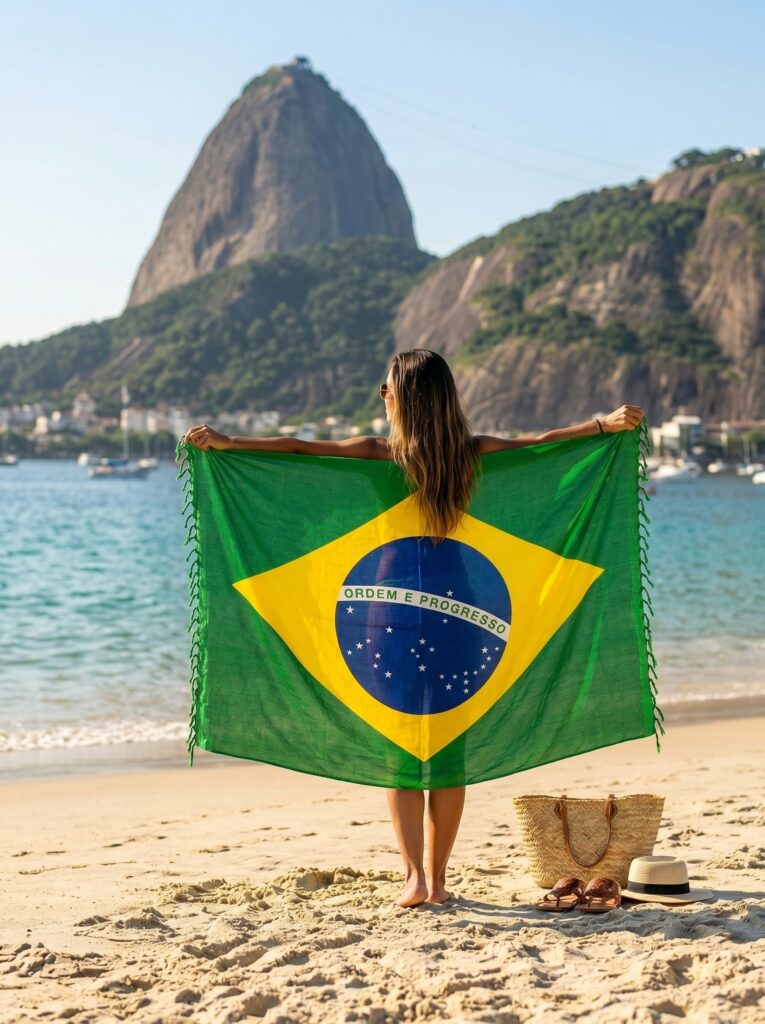 Cangas de Praia Brasileiras — Coleção IARA MARÉ moda praia feminina